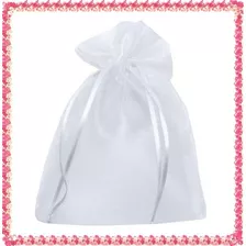 Saquinho De Organza 10x15 Cm Fita Cetim 20 Uidades