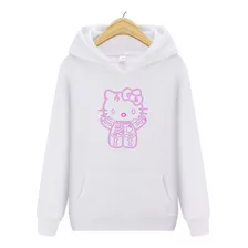 Sudadera Premium Esquleto Hello Kitty + Personalización