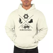 Moletom Premium Canguru C/ Capuz Casaco Blusa Agronomia Vida