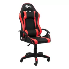 Cadeira Gamer Ergonômica Estofado Pu Preta E Vermelha Syrax Cor Preta/vermelha