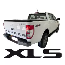 Emblema Adesivo Xls Ford Ranger Xls 2013 2014 2015 2016 2017 Cor Preto
