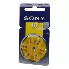 Bateria Para Aparelho Auditivo Sony Pr10-d6a 6 Unidades