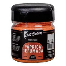 Páprica Defumada Tempero Pura 110g Chilli Brothers