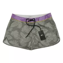 Short Feminino Maresia Tactel Cinza 12900049