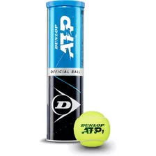 Tarro 4 Pelotas Tenis Atp Oficial Dunlop