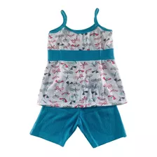 Kit Conjunto Infantil Menina Para O Verão 2 Pçs Imperdível