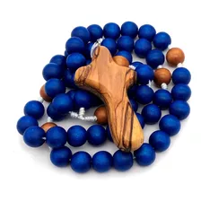 Rosario De Madera (azul)