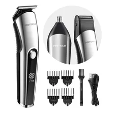 Pritech Cortapelos 3 En 1 Para Barba Para Hombres, Cortapelo