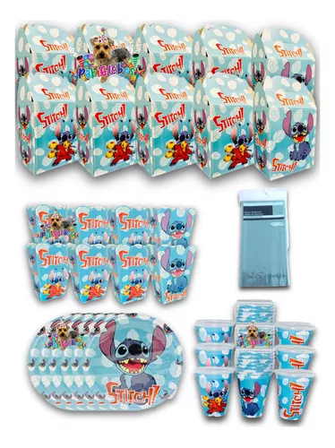 Tercera imagen para búsqueda de lilo y stitch platos vasos descartables