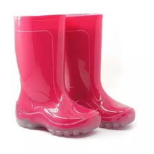 Bota Infantil Impermeável Pink Galocha Pvc / Borracha - Leve