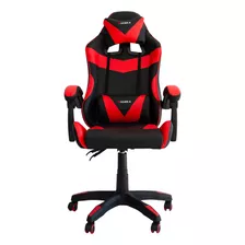 Cadeira Gamer Vermelho Comfort Pop Giratória Reclinável