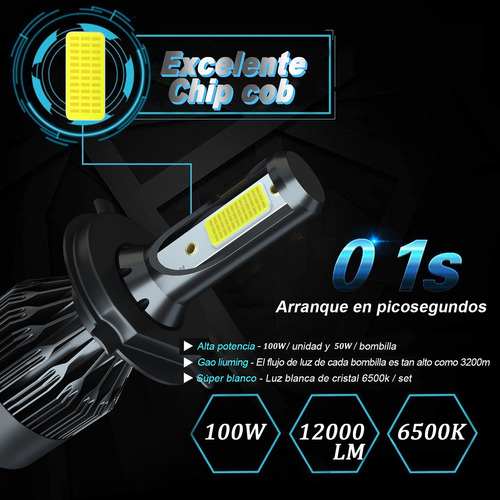 Kit De Faros Led Para Luz Antiniebla Kia Rio 2012-2020 Foto 5