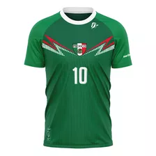 Camiseta Filtro Uv México Copa Torcedor Retrô