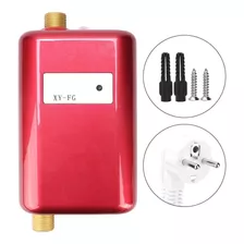 Minilavadora Roja Para Baño Y Cocina, Eléctrica, Instantánea