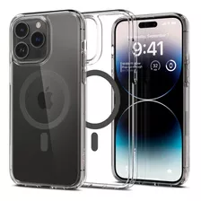 Capa Spigen Ultra Hybrid Magfit Para iPhone 14 Pro (6.1 ) Cor Transparente/grafite