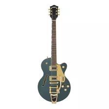 Guitarra Elétrica Gretsch Electromatic G5655tg Center Block Jr De Bordo Cadillac Green Brilhante Com Diapasão De Laurel