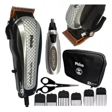 Cortador De Cabelo Barba Titanium Profissional + Brinde 110v