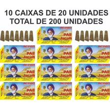 Defumador Incenso Pae Jacob - 10 Caixas - 200 Unidades