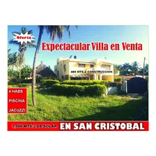 Espectacular Villa Amueblada, Con Piscina Y Jacuzzi En San Cristobal, Prox. A La Autopista 6 De Noviembre.