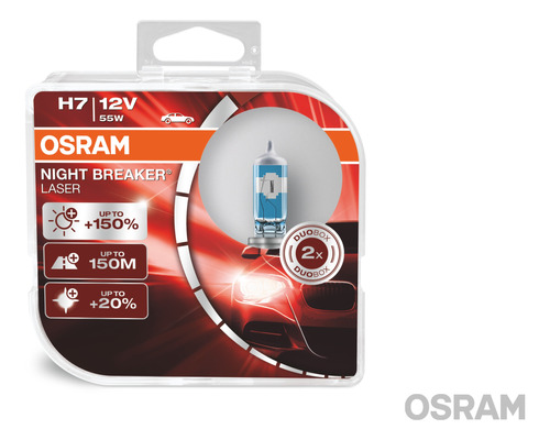 Foco H7 Night Braker Laser Halgeno Osram Foto 3