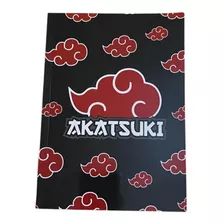 Caderno Livro Akatsuki Anime Colecionador Naruto