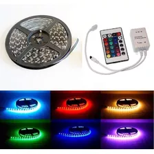 Fita Led 2835 Rgb Colorida 5mt 16 Cores + Controle 