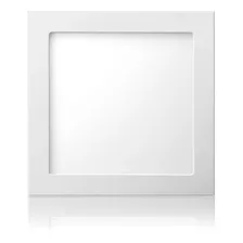 Paflon Painel Embutir Quadrado 12w Led Frio 6500k Elgin Cor Branco 110v/220v