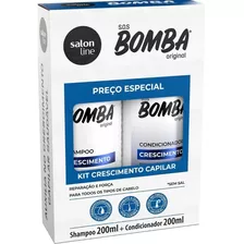 Shampoo Condicionador Sos Bomba Original 200ml Salon Line