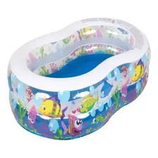 Piscina Inflable Peces 175x109cm