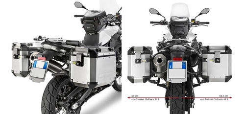 Maletas Laterales Givi 37 Y 48lts + Bases Bmw F700gs F800gs  Foto 6