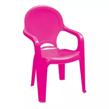 Cadeira Plastica Monobloco Com Bracos Infantil Tiquetaque Ro