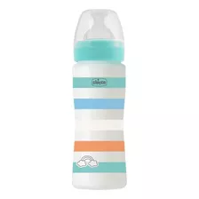 Mamadera Chicco Wellbeing Anticolicos 330ml 4m+ Color Verde Wellbeing Colors