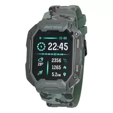 Relógio Mormai Force Smartwatch 8 Testes Militares Camuflado