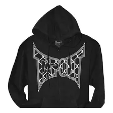 Campera/canguro Tapout Caged Zipup Negro-talle Xxl