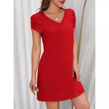 Vestido Rojo Sencillo Sheim