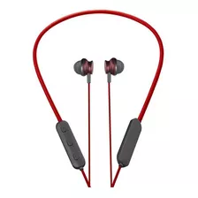 Audífonos Mitzu Magnéticos Ajustable Al Cuello Mh-9311rd Color Rojo