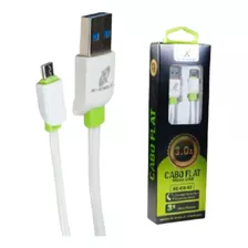 2x Cabo Carregador Dados Rapido Android Usb Remax Top 1mt Mini Usb V8 - Samsung Motorola Asus Sony Multilaser Lenovo