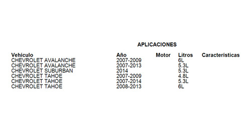 Emblema Chevrolet Avalanche 2007-2009 6.0l Gm Parts Foto 3