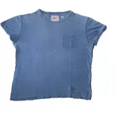 Remera Gap Red M/corta Azul Jean Talle S