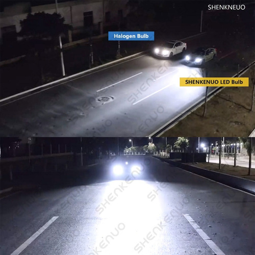 9007 Delanteros Led Faros Kit 6500k White Alta/bajas Foto 9