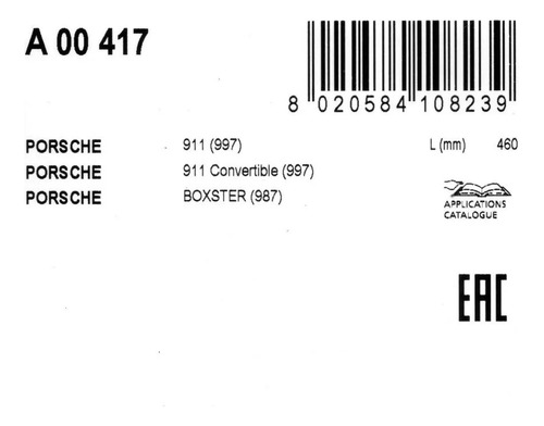 Sensor Balatas Delanteras Derechas Porsche Boxster 2012 Foto 3