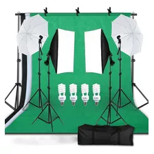 Conjunto De Lâmpadas Fotográficas Studio Andoer Recording Pr