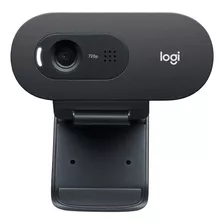 Webcam Hd 720p Com Microfone C505 Preto Logitech