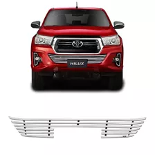 Sobre Grade Hilux 2019 Inferior Para-choque Aço Inox