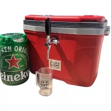 Chopeira Lefchopp Para Barril De Heineken 5l Portatil A Gelo