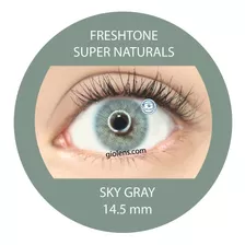 Pupilentes Freshtone Super Naturals Sky Gray Video