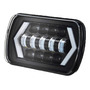 Faros Led Para Jeep Cherokee Xj Wrangler Yj, 55w, H4 Jeep Wrangler