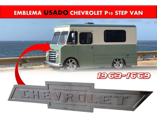 Emblema Delantero Chevrolet P10 Step Van 1963-1969 Foto 2