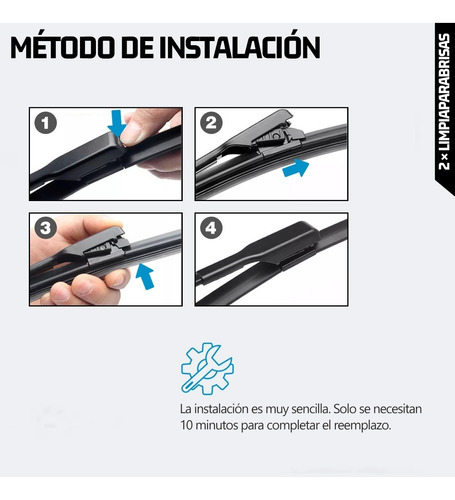 Par Plumillas Limpiaparabrisas Auto Para Renault Foto 8