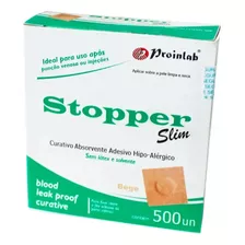 Curativo Hipoalérgico Adesivo Absorvente Stopper 5 Caixas